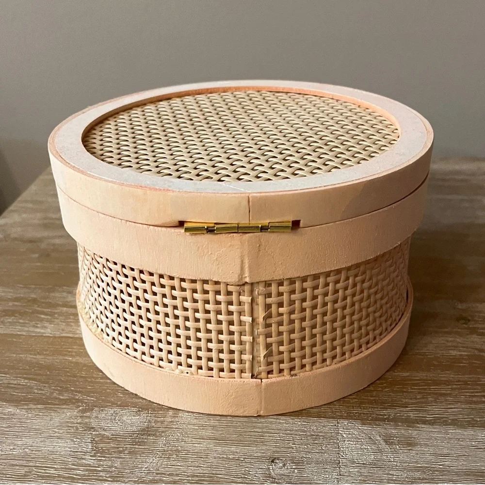Target. Woven wooden basket